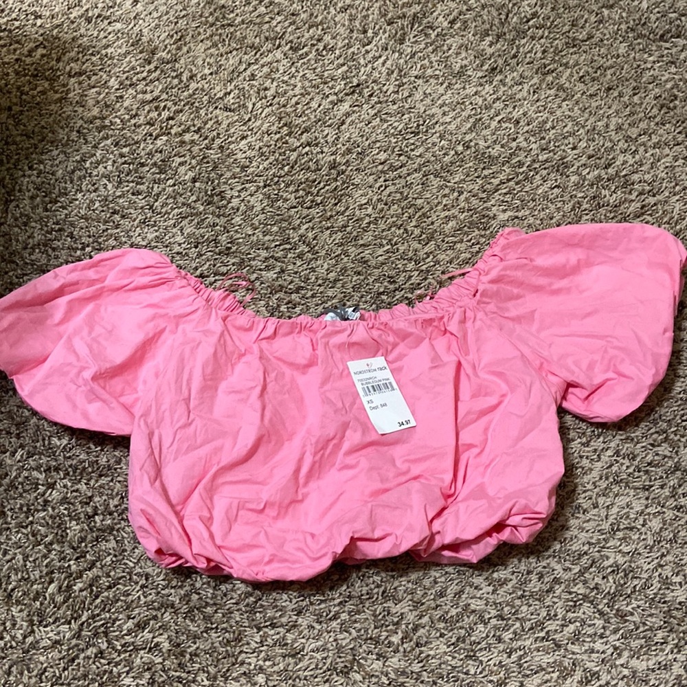Pink Crop top